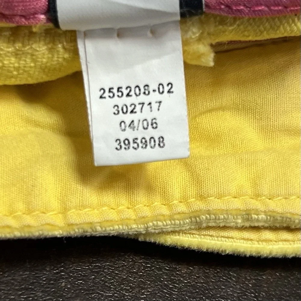 Vtg Gap Girls 2T Yellow Corduroy Pants‎ Button Flap Front Pockets Adjustable Y2K